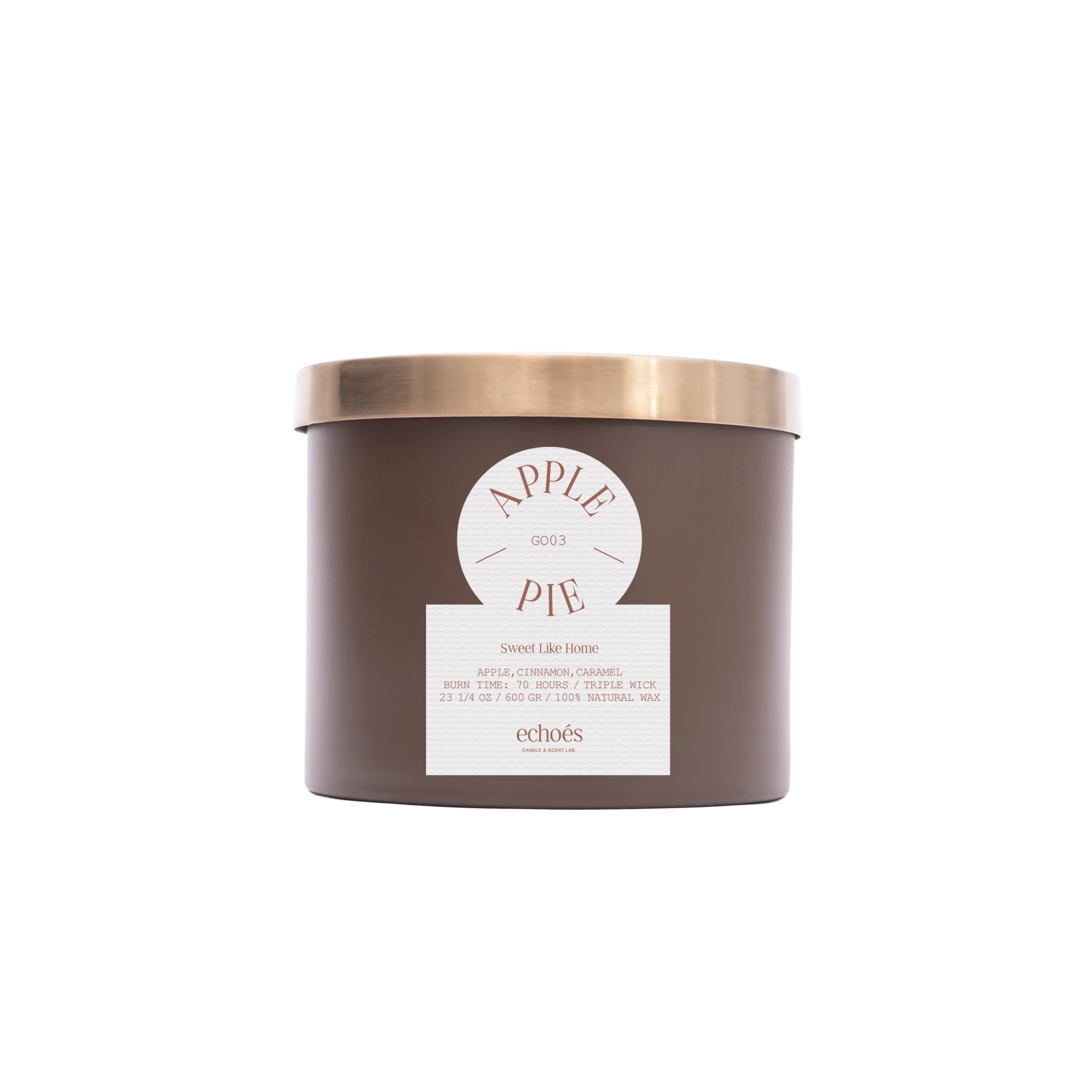 G003-600 Apple Pie Large Size Candle - Image 1